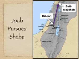 Click to enlarge image. 2 Samuel 20 - Joab Pursues Sheba