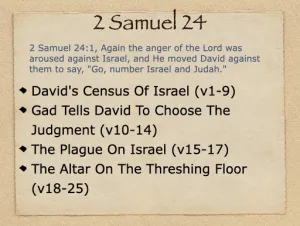 2 Samuel 24 Outline