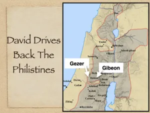 Click to enlarge image. 1 Chronicles 14 - David Drives Back The Philistines