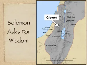 Click to enlarge image. 1 Kings 3 - Solomon Asks For Wisdom