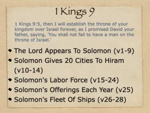 Click to enlarge image. 1 Kings 9 Outline
