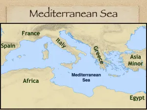 Click to enlarge image. 1 Kings 9 - Mediterranean Sea