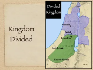 Click to enlarge image. 1 Kings 12 - The Kingdom Divided Israel Judah