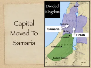 1 Kings 16 - Capital Of Israel Moved To Samaria