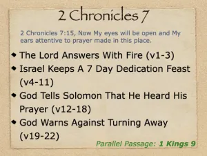 Click to enlarge image. 2 Chronicles 7 Outline