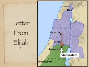 Click to enlarge image. 2 Chronicles 21 - Letter From Elijah