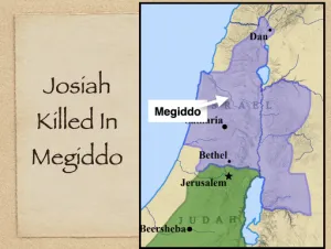 Click to enlarge image. 2 Chronicles 35 - Josiah Killed In Megiddo