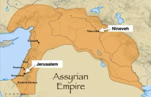 Click to enlarge image. 2 Kings 19 - Assyrian Empire Nineveh Jerusalem
