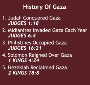 Click to enlarge image. 2 Kings 18 - History Of Gaza
