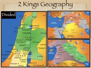 Click to enlarge image. 2 Kings: 2 Kings Geography