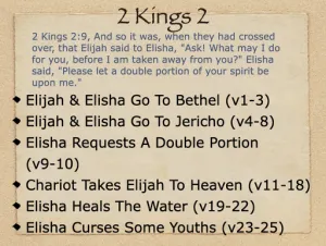 Click to enlarge image. 2 Kings 2 Outline