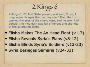 Click to enlarge image. 2 Kings 6 Outline