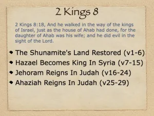 Click to enlarge image. 2 Kings 8 Outline