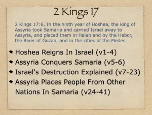 Click to enlarge image. 2 Kings 17 Outline