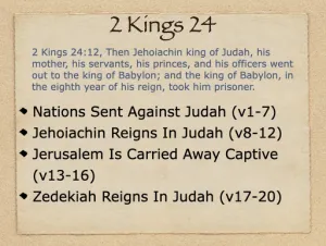 2 Kings 24 Outline