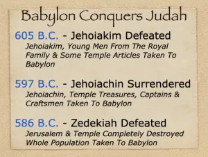 Click to enlarge image. 2 Kings 25 - Babylon Conquers Judah Three Times