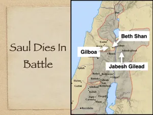 1 Chronicles 10 - Saul Dies In Battle
