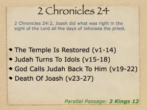2 Chronicles 24 Outline