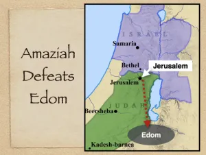 Click to enlarge image. 2 Chronicles 25 - Amaziah Defeats Edom
