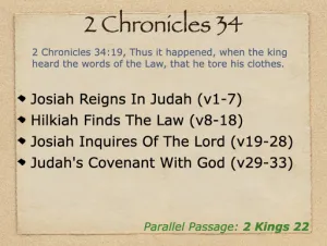 Click to enlarge image. 2 Chronicles 34 Outline