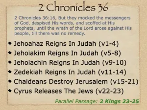 2 Chronicles 36 Outline
