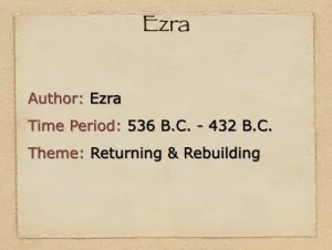 Click to enlarge image. Ezra: Book Introduction