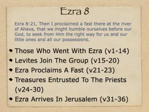 Ezra 8 Outline
