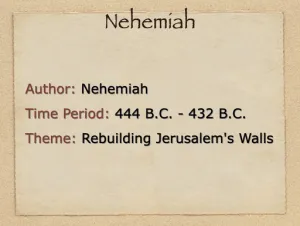 Click to enlarge image. Nehemiah: Intro Book Introduction