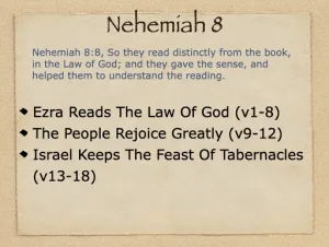 Nehemiah 8 Outline