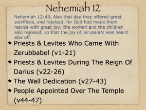 Nehemiah 12 Outline