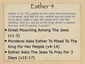 Click to enlarge image. Esther 4 Outline