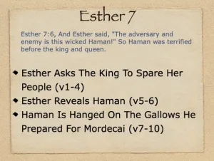Esther 7 Outline