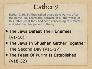 Esther 9 Outline