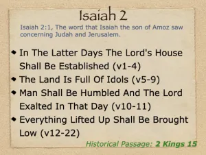 Click to enlarge image. Isaiah 2 Outline