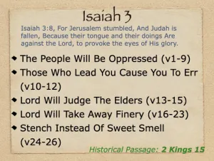 Click to enlarge image. Isaiah 3 Outline