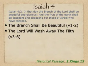 Isaiah 4 Outline