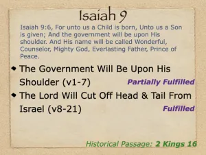 Click to enlarge image. Isaiah 9 Outline