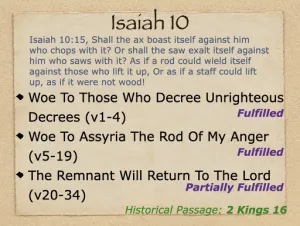 Click to enlarge image. Isaiah 10 Outline