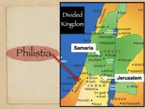 Click to enlarge image. Isaiah 14 - Philistia