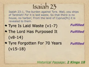 Isaiah 23 Outline