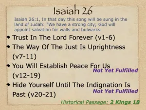 Isaiah 26 Outline
