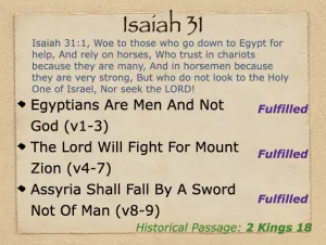 Isaiah 31 Outline