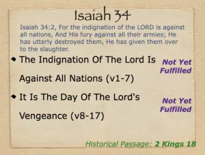 Isaiah 34 Outline