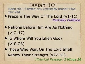Isaiah 40 Outline