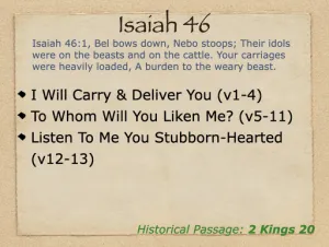 Click to enlarge image. Isaiah 46 Outline