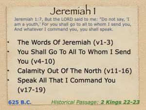 Click to enlarge image. Jeremiah 1 Outline