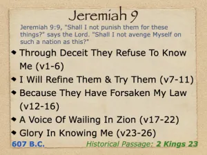 Jeremiah 9 Outline