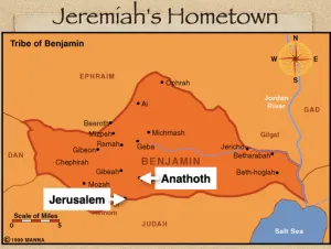 Click to enlarge image. Jeremiah 11 - Jeremiahs Hometown Anathoth