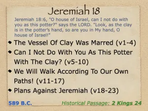 Jeremiah 18 Outline