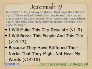 Jeremiah 19 Outline